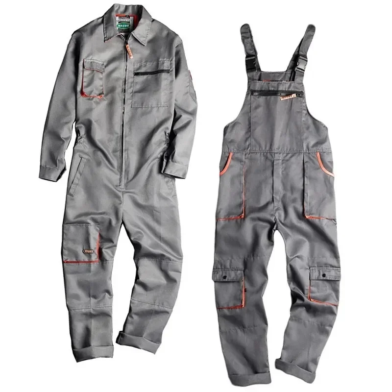 

Work Overall Uniform Men Women Working Coveralls Welding Suit Car Repair Workshop Mechanic Plus Size Clothes Dungaree carpentry