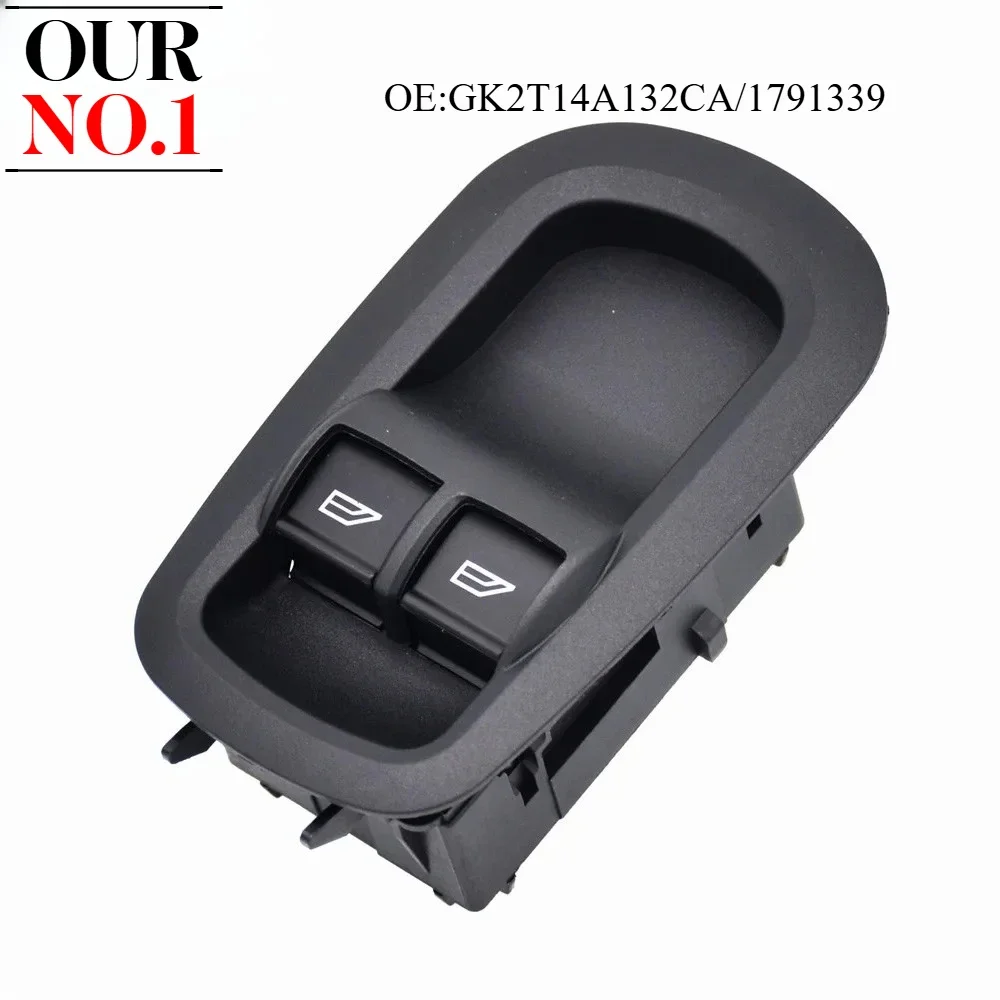 1Pcs Drivers Side Door Double Window Switch for Ford Transit MK8 Custom 2014-2019 2029885 1791339