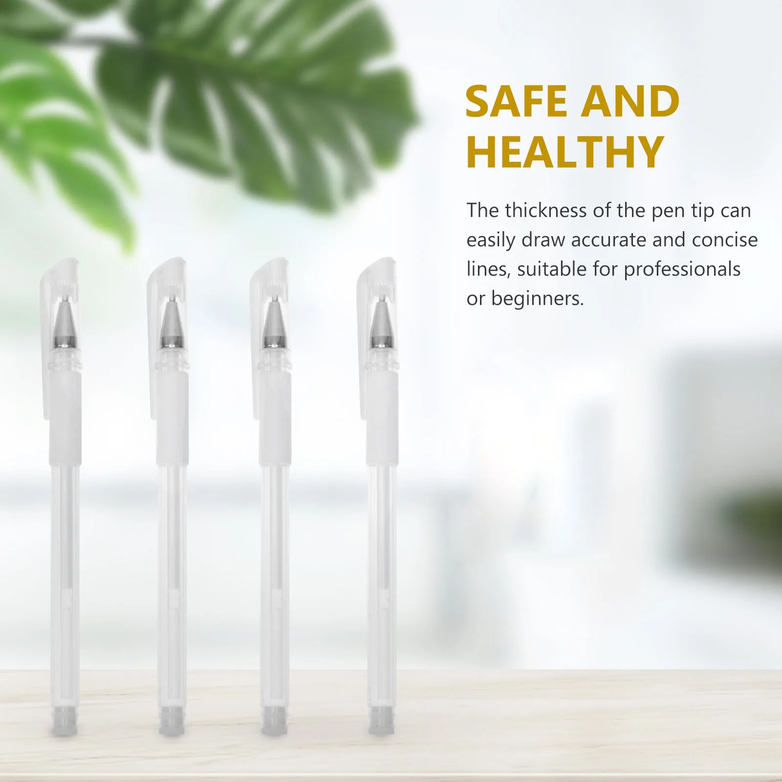 

4 Pcs Waterproof Marking Pen Body Skin Positioning Mapping Pens Pigment White Tattoo Eyebrow Plastic Surgery Piercing