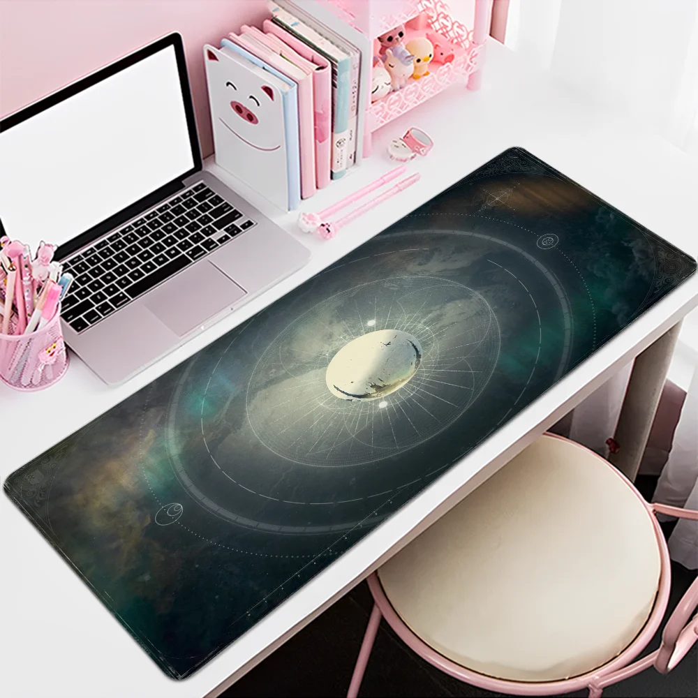 D-DestinyS Mousepad INS Tide Large Office Computer Desk Mat Table Keyboard Big Mouse Pad Laptop Cushion Non-slip for Teen Girls