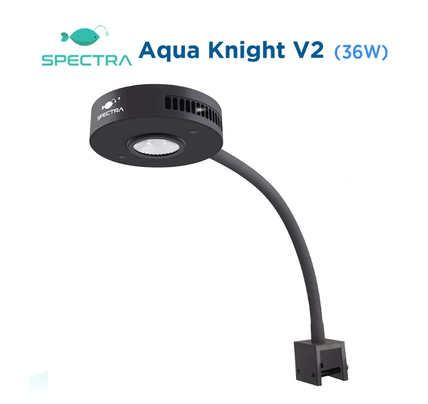 

Spectra Aqua Knight V2 Aquarium LED Light 36W Full Spectrum Touch Control Built-in Timer Marine Coral Reef Saltwater Fish Tank