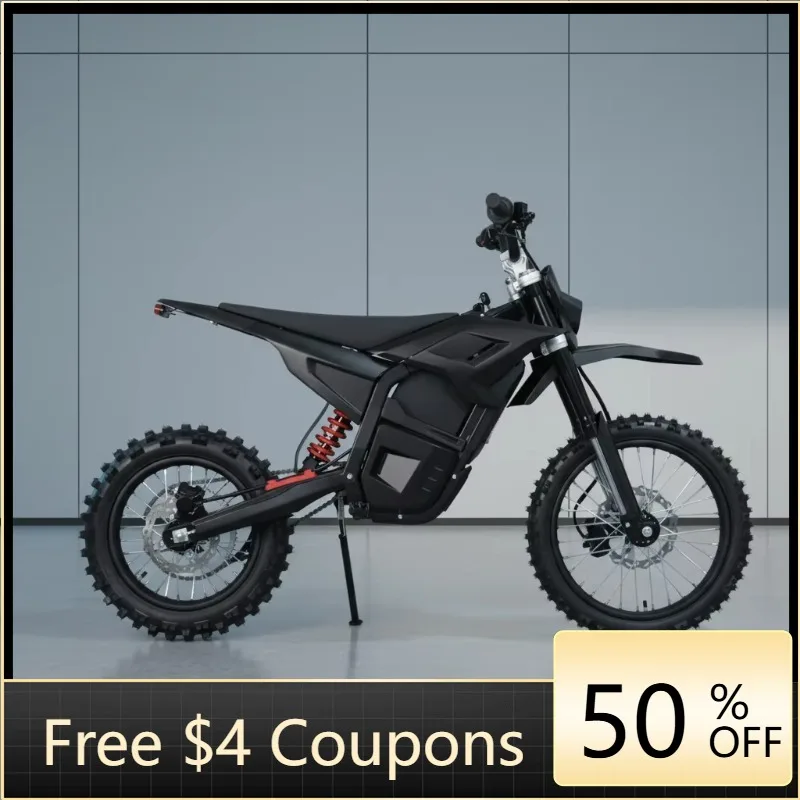 Rs Low price 72V 6000W motor adult electric motorcycle off-road vehicle 75KM/H electric off-road motorcycle