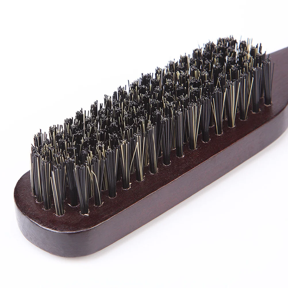 

1pc Vintage Hair Comb For Men Soft Bristle Styling Brush Broken Hair Cleaning Tool Portable Grooming Hairbrush For Travel