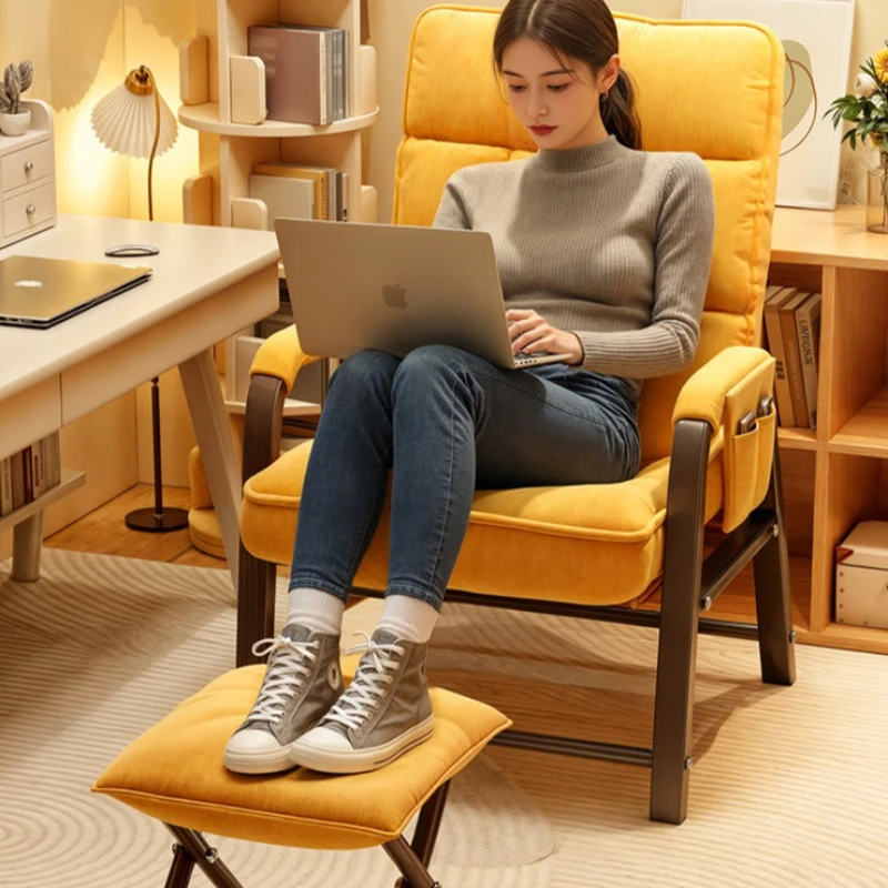 Lazy Sofa Reclining and Sleeping College Student Dormitory Computer Chair Home Bedroom Sofa Chair Back Chair Office Chair