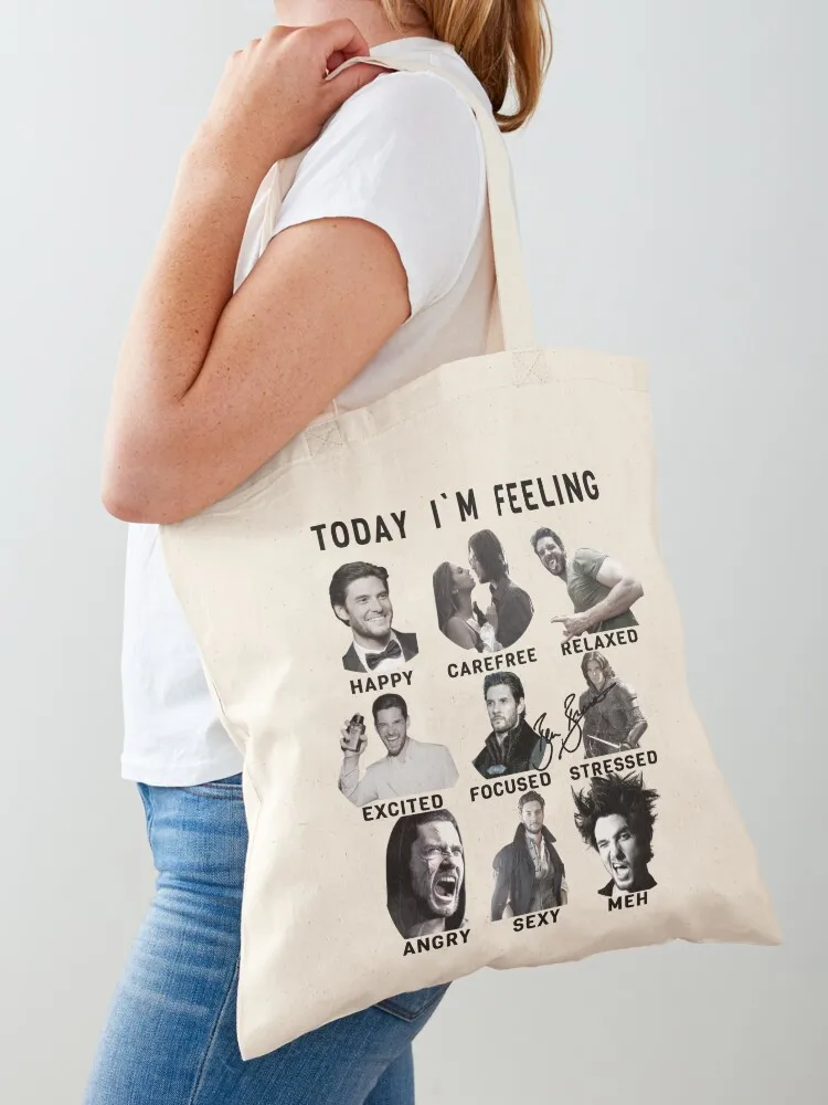 Ben Barnes Funny Feelings Tote Bag tote canvas Women's beach bags personalized Canvas