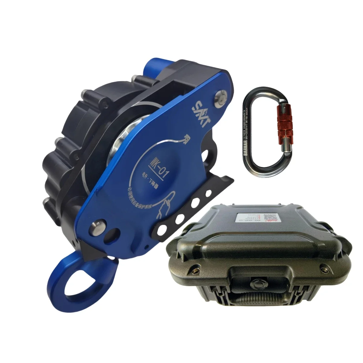 Awah z3 WK Ascent Descent Device Lift Descender Ascender with Universal Joint for 30kg-300kg Load Aerial Work/Rope Climb/Outdoor