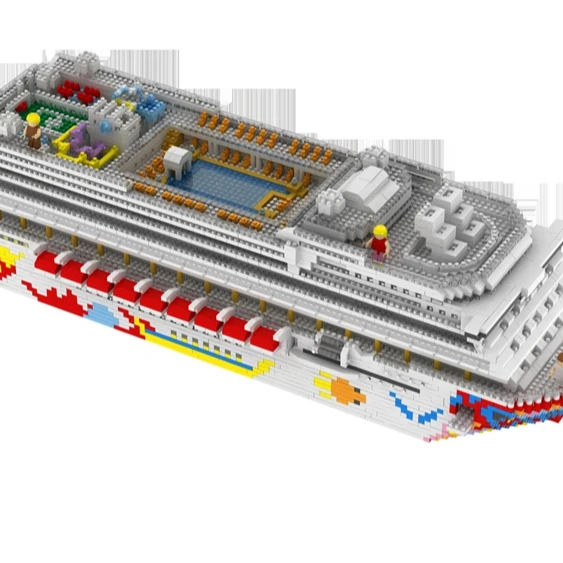 

4950pcs Toy Bricks Various Other Block Toys Kids Star Dream Luxury Cruise Building Block for Kids Christmas Birthday Gift