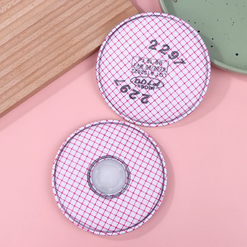 2 قطعة/المجموعة 2297 P100 مرشح تنفس متقدم على أساس الجسيمات مستوى المضطبة تخفيف البخار العضوي/التعدين/بناء السفن/Abateme