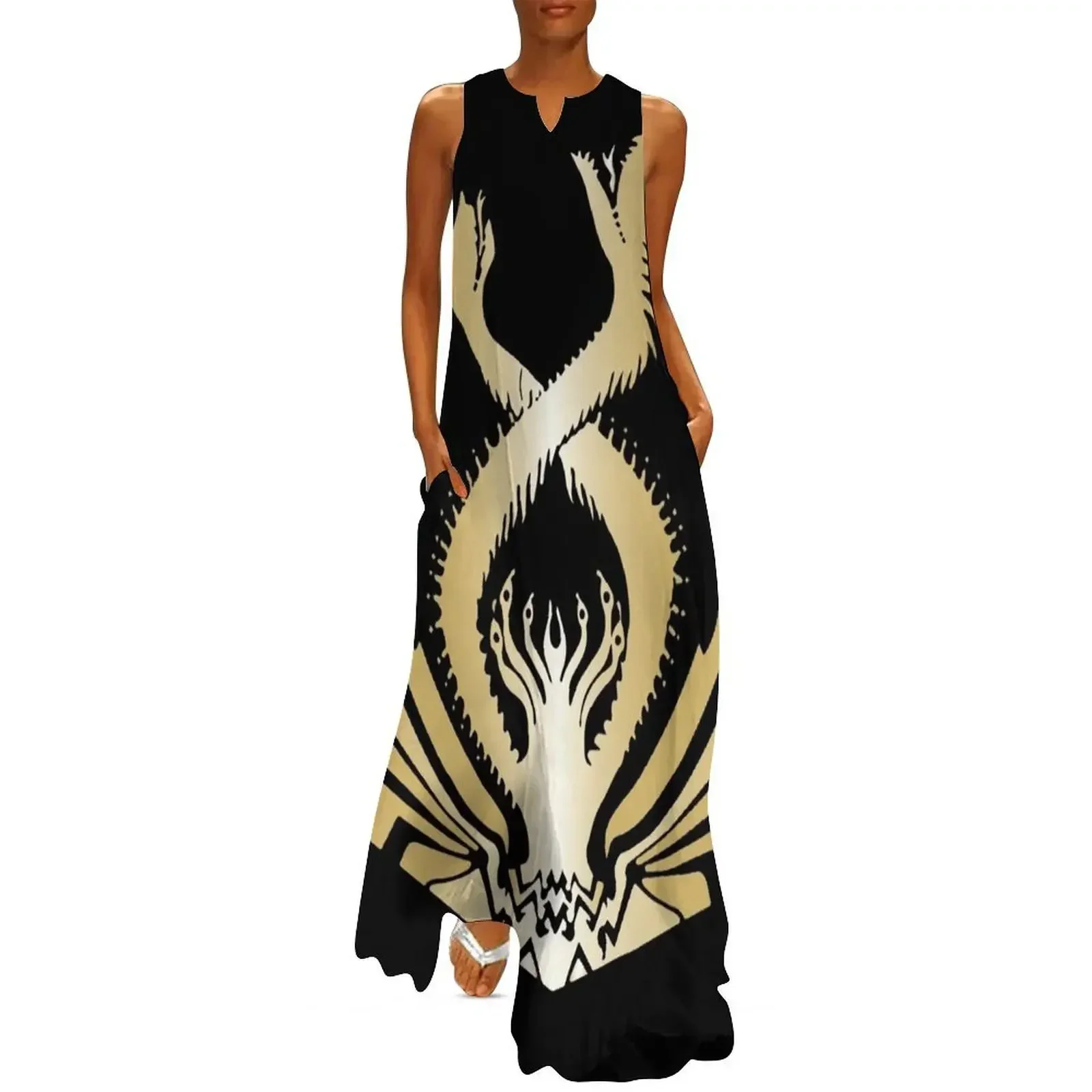 

Thrawn's Chimaera Logo GOLD Long Dress clothing women summer 2025 Summer women's clothing prom dresses Dress