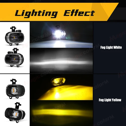 Imagen 2 del producto Faros antiniebla LED para Nissan NAVARA NP300 x-trail Xtrail Rogue Kicks Juke F16 MK2 luz antiniebla DRL luz de circulación diurna accesorios de coche