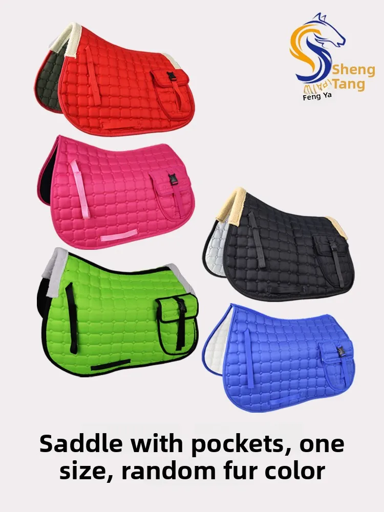 riding-equipment-sweat-pad-with-pocket-equestrian-saddle-riding-gear-sweat-drawer-horseback-riding-supplies
