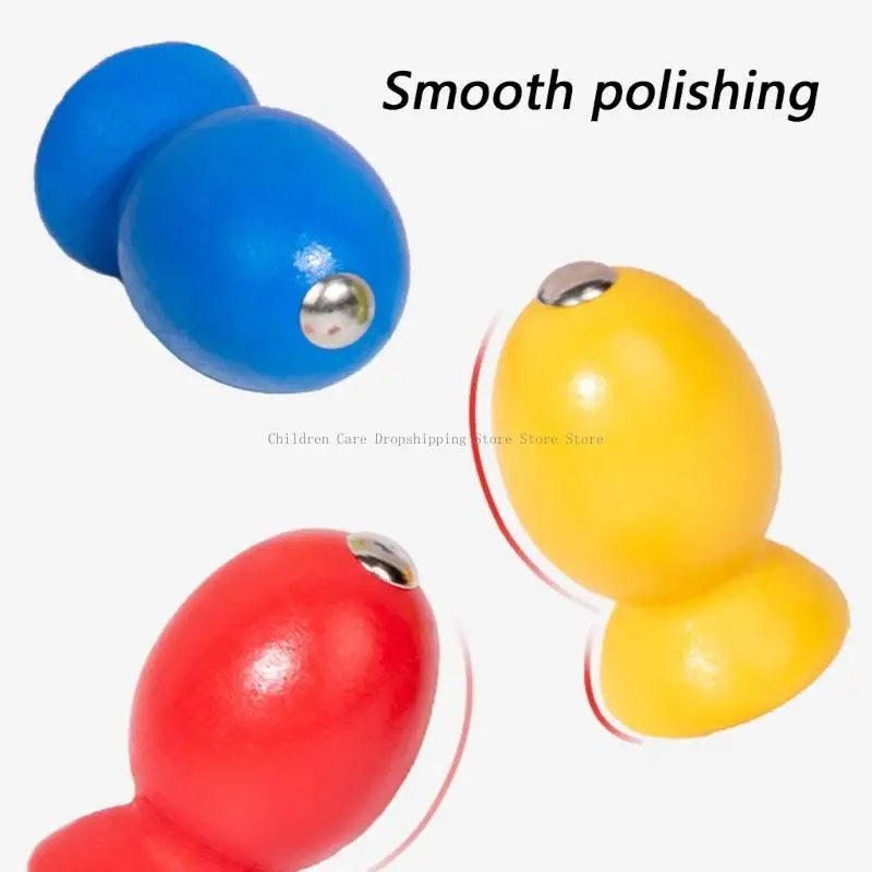 Jeu d'appariement poissons en bois naturel, éducatif pour les enfants d'âge préscolaire, améliore créativité les