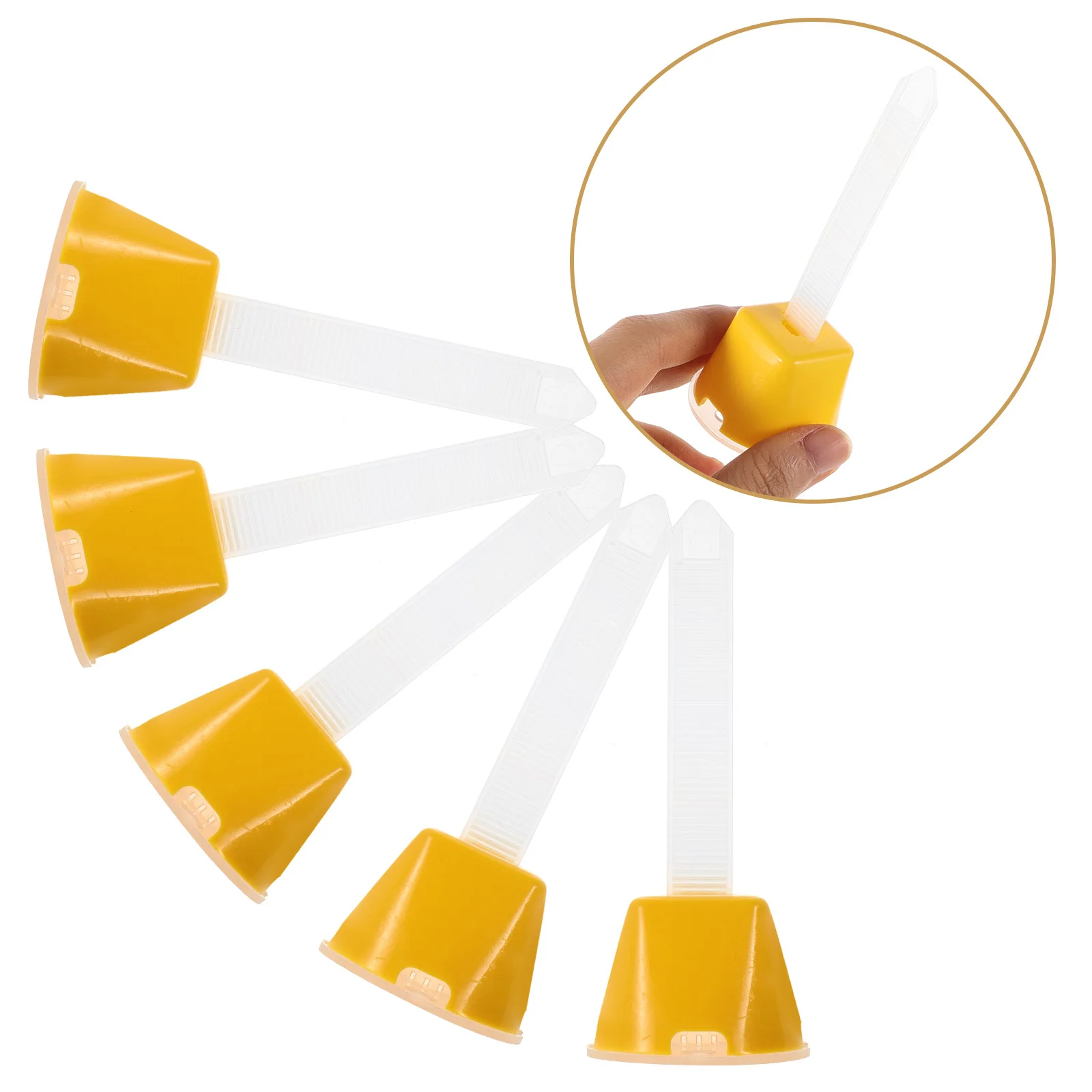 

100Pcs Ceramic Tile Spacers Leveling System PP Material Sturdy Compact Size Wall Floor Tiles Fixing Joints Efficiency