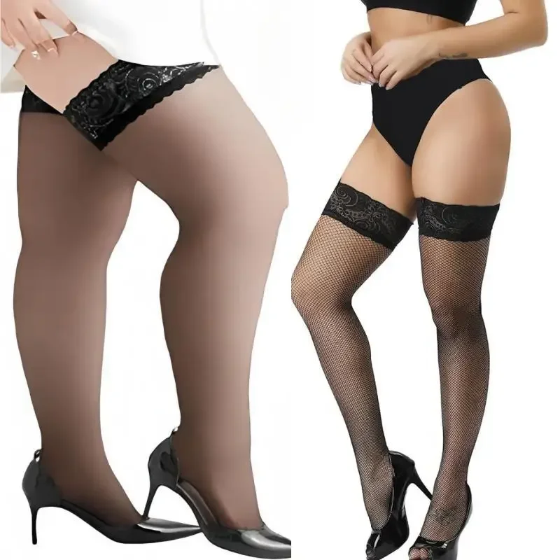 Sexy Plus Size Fishnet Stockings Oversized Mesh Stockings Large Size Lingerie