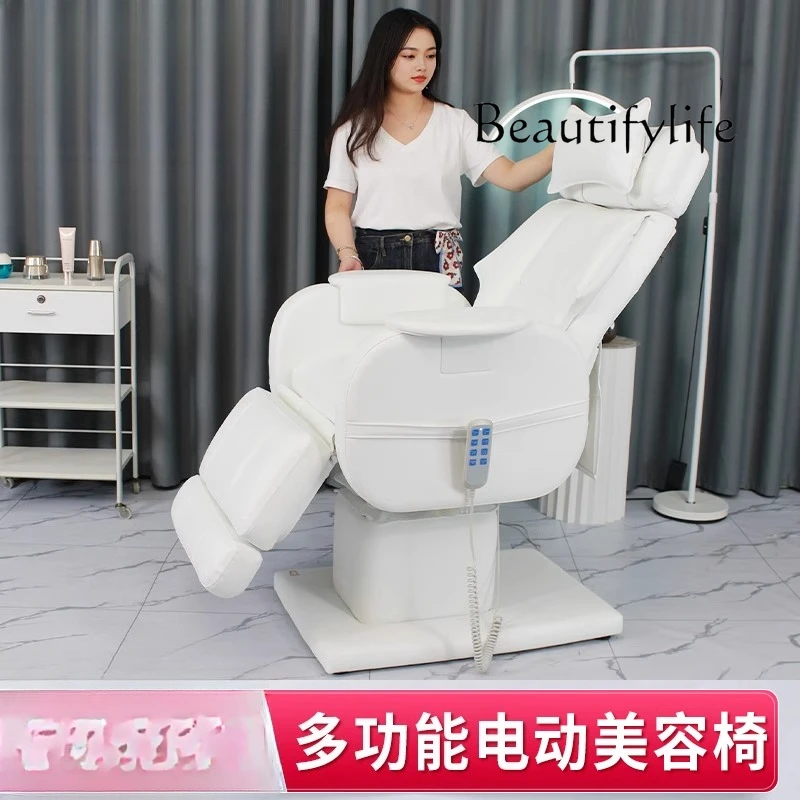 Electric lift beauty bed tattoo bed multi-function manicure eyelash bed beauty salon