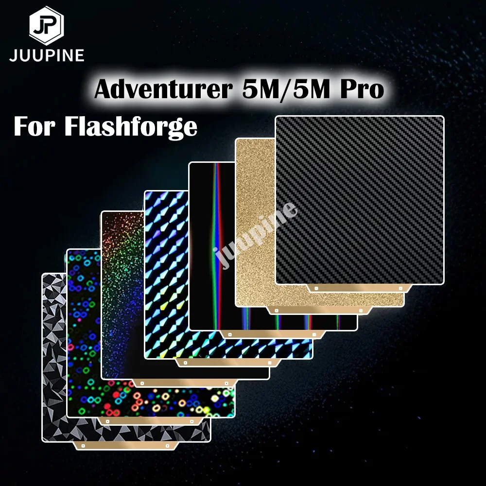 Для Flashforge Adventurer 5 м Кровать PEO PET Пружинный стальной лист 235x235 Двусторонняя тепловая кровать для Flashforge Adventurer 5m Pro