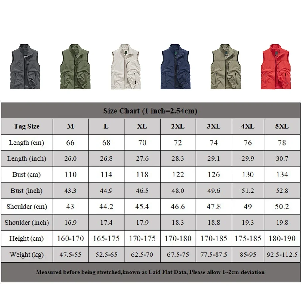 Mens Breathable Soft Mesh Lining Vests Photography Camping Sleeveless Jacket