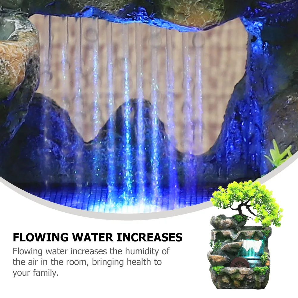 

Fountain Table Indoor Water Fountains Mini Small Office Water Feature Zen Fountain Indoor Home Decor