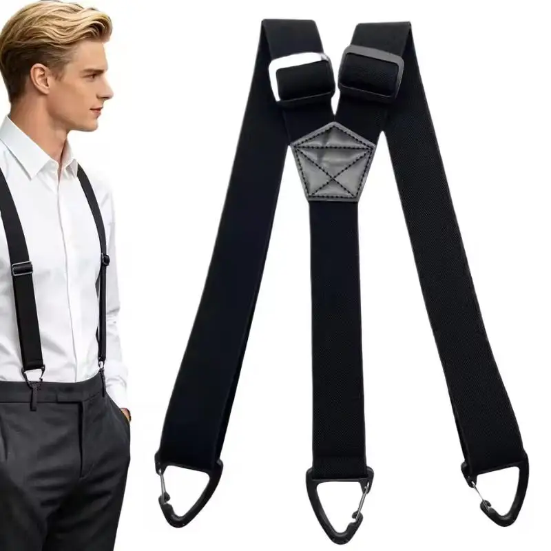 Tactical Hidden Suspenders for Men Heavy Duty Y Back Soft Strap Design Under Clothes Wear for Work Hunting Camping
