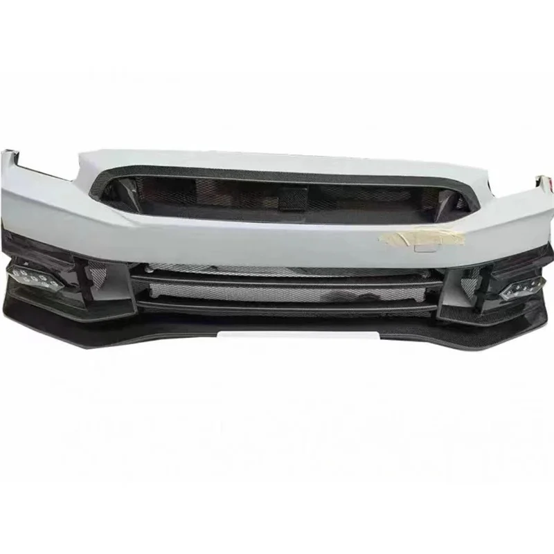 

2007-2024 Half Carbon Fiber Front Bumper Lip Spoiler Kit For GTR R35