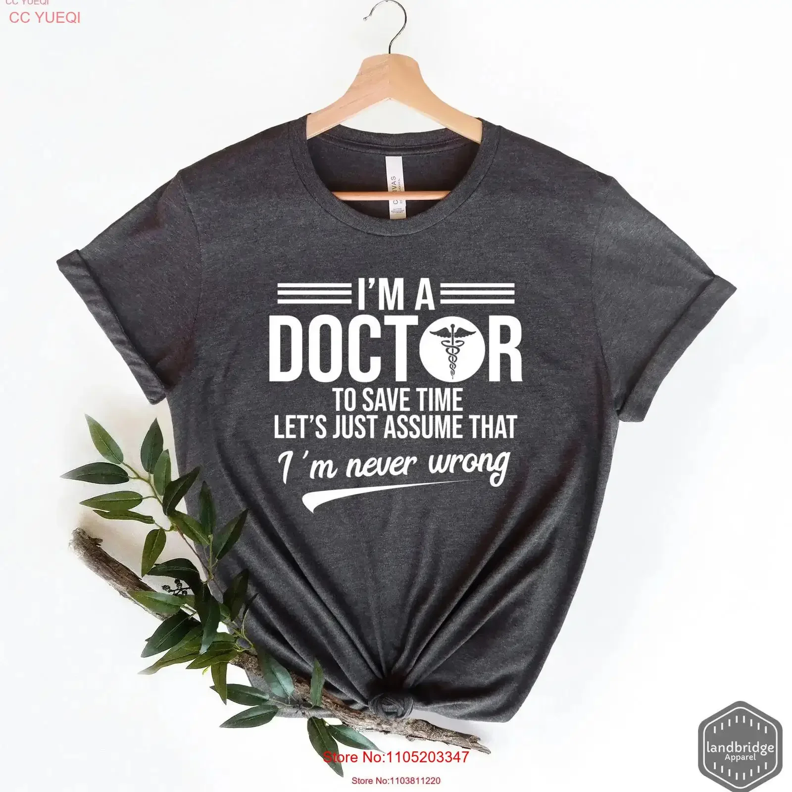 

I'm a Doctor T Shirt for PHD Graduate Graduation Med Student vintage Washed Soft Comfortable graphic homme Casual Breathable