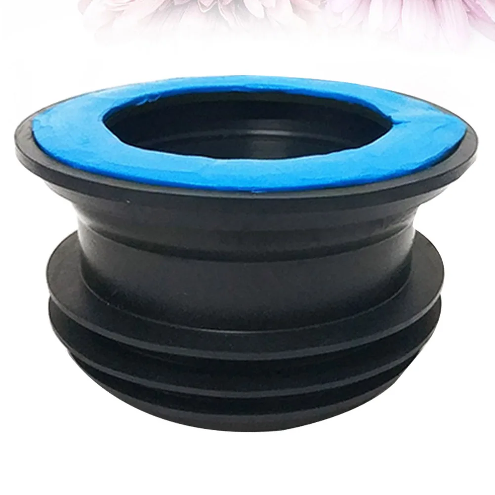 

Thickened Toilet Sealing Ring Premium Rubber Universal Drain Flange Odor Resistant Anti Leakage Seal For Toilet Floor Gap Blue