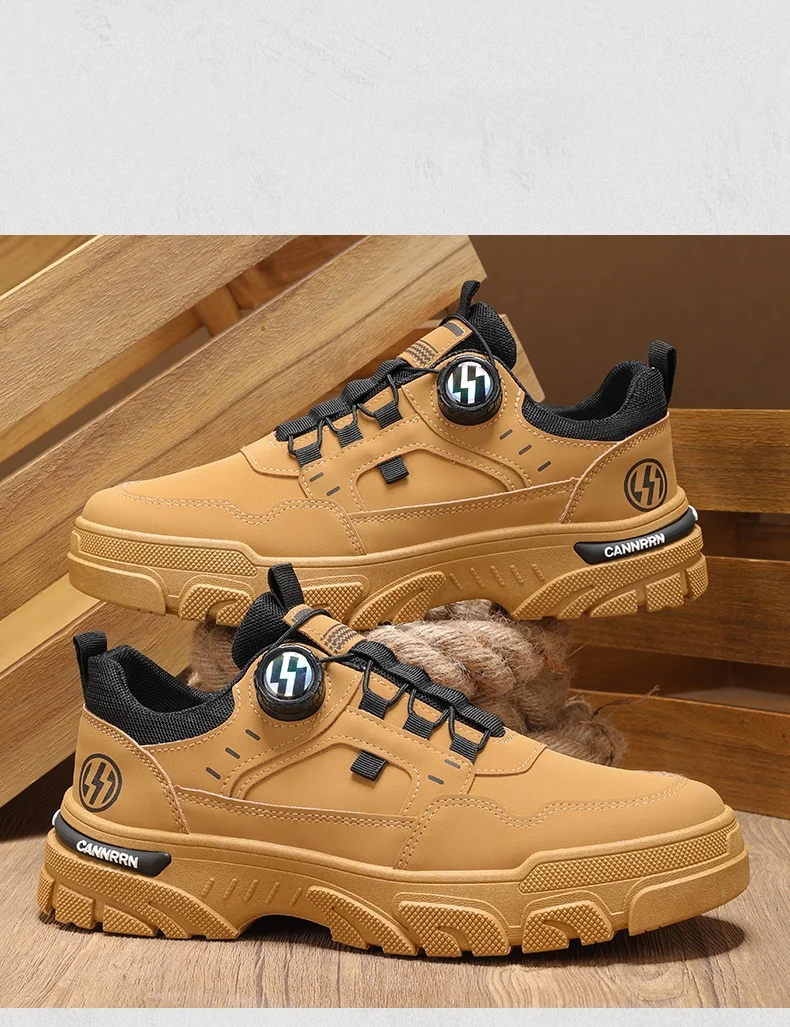 Herren-Wanderschuhe mit niedrigem Schaft, rutschfester Sohle, strapazierfähig, atmungsaktiv, Trekking-Sneaker, Outdoor-Camping, Alltagsschuhe zum Spazierengehen. – Detail 6