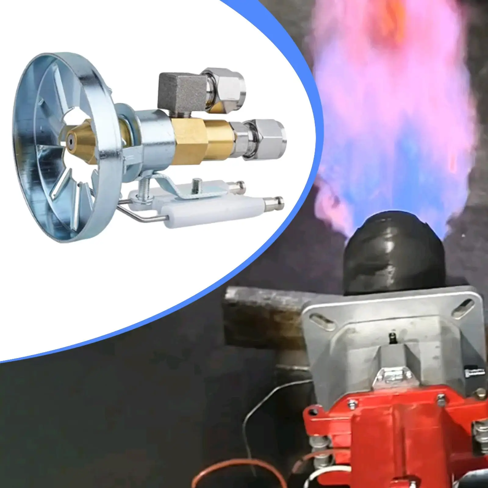 فوهة نفايات الزيوت، ملحقات موقد الزيت الثقيل