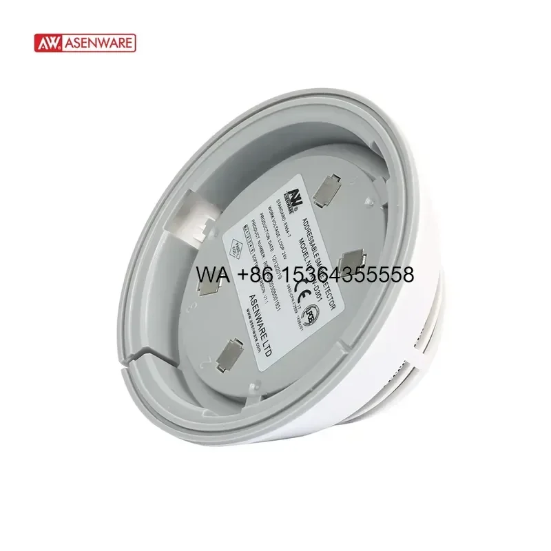 Wmwmnu AW-D301 LPCB Approved Addressable Fire Alarm Smoke Detector for Detecting Smoke and Triggering Alarm System