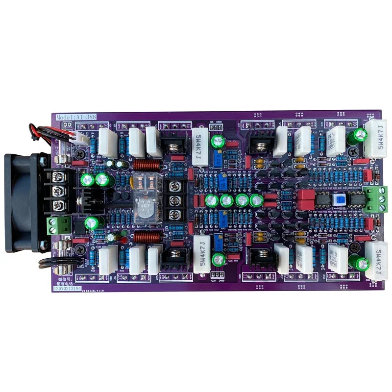 Placa amplificadora de potencia Clase AB de 2 canales, 300w x 2, Mono BTL de alta potencia con función de protección, sonido cálido, amplificador de Audio Diy