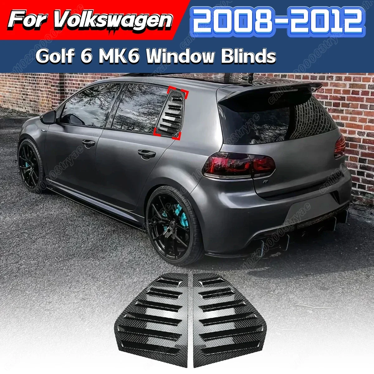 

Для Volkswagen Golf 6 MK6 2008 2009 2010 2011 2012, крышка заднего окна, защита жалюзи, вентиляционное отверстие, комплект модификации