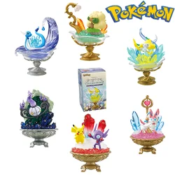 Pokemon Model Gem Collection Series Second Pikachu Miniature Scene Ornament Sableye sylvion Figure Dragonair Doll regalo di compleanno