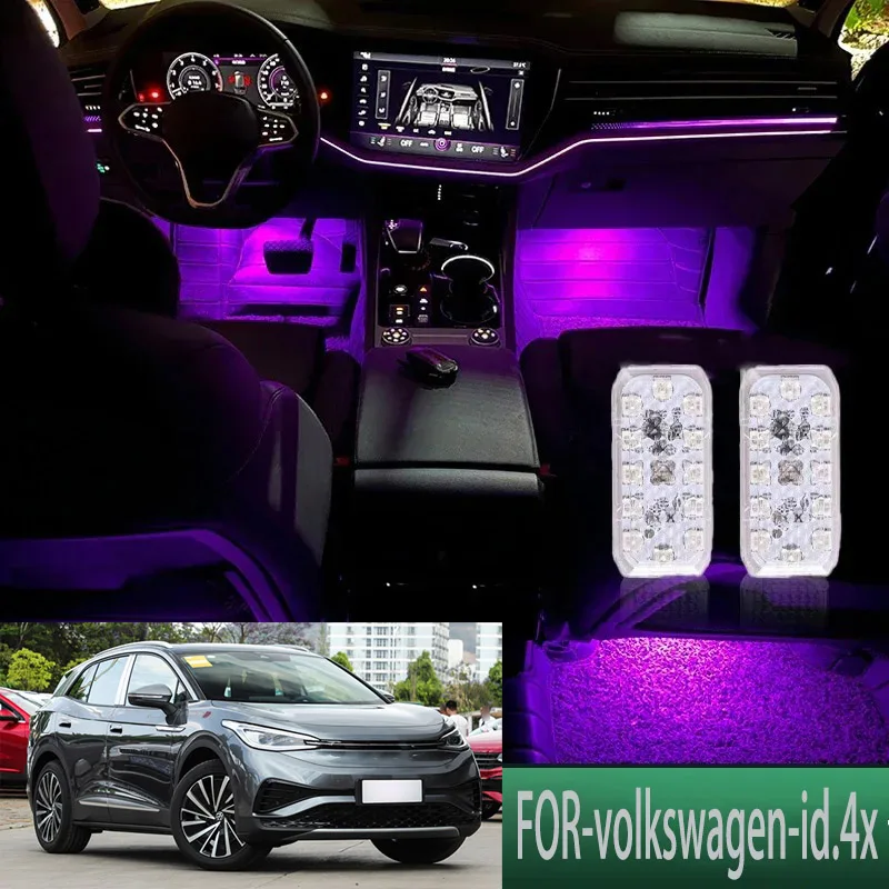 

FOR Volkswagen-id.4x LED Car Interior Ambient Foot Light Atmosphere Decorative Lamps Party decoration lights Neon strips