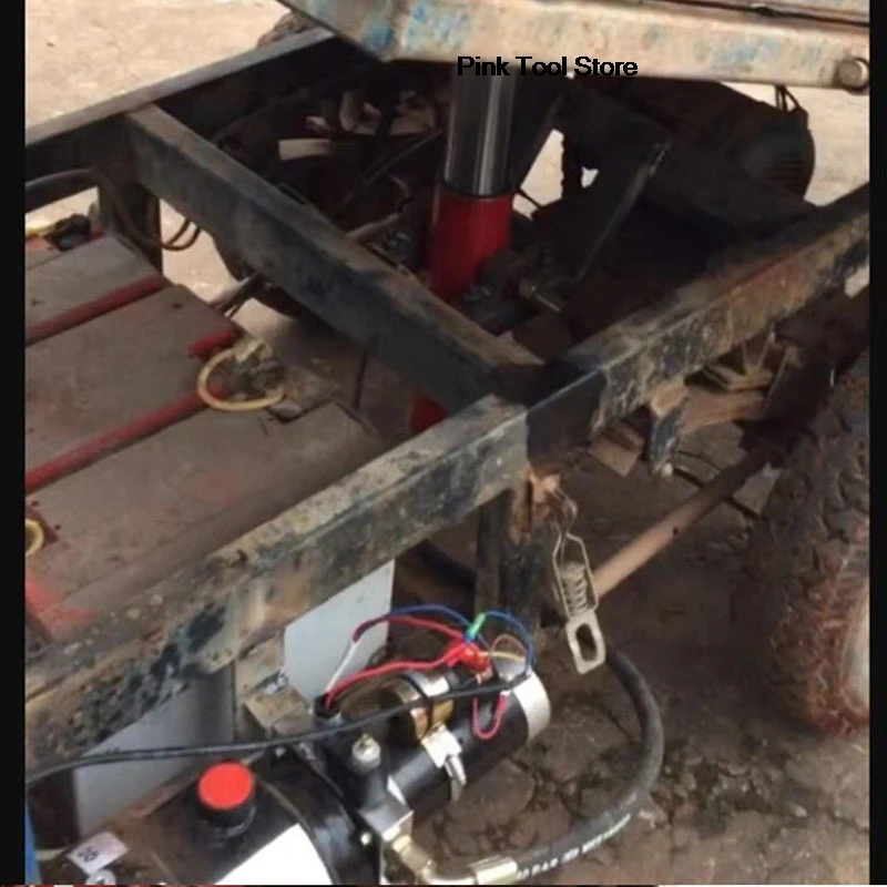 

10803 Useful Electric Tricycle Hydraulic Dump Kit Electronically Controlled Lift 12V/24V/48V/60V/72V Dump Hydrauli