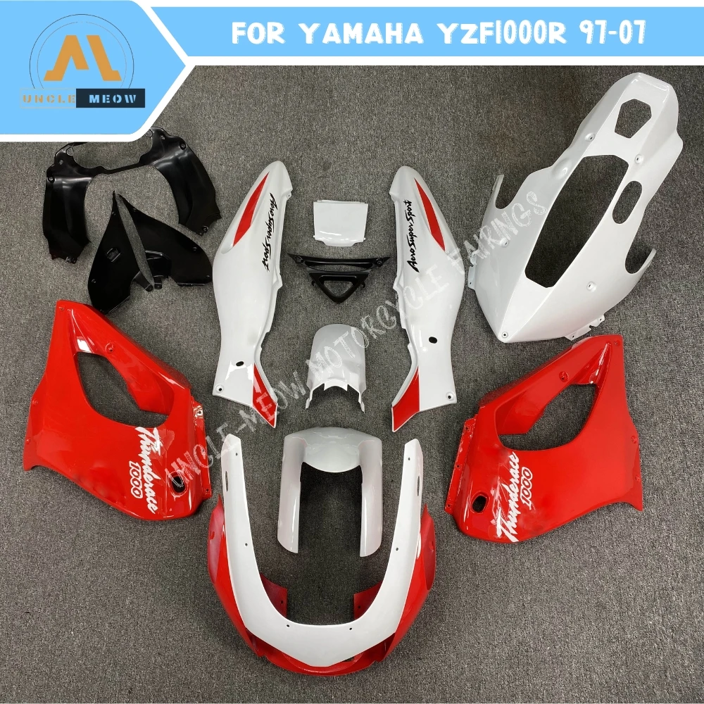 Customizable Motorcycle Fairing Kit High Quality ABS Plastics Fits YAMAHA YZF 1000R ThunderAce YZF1000R 1997-2007 Bodywork Set