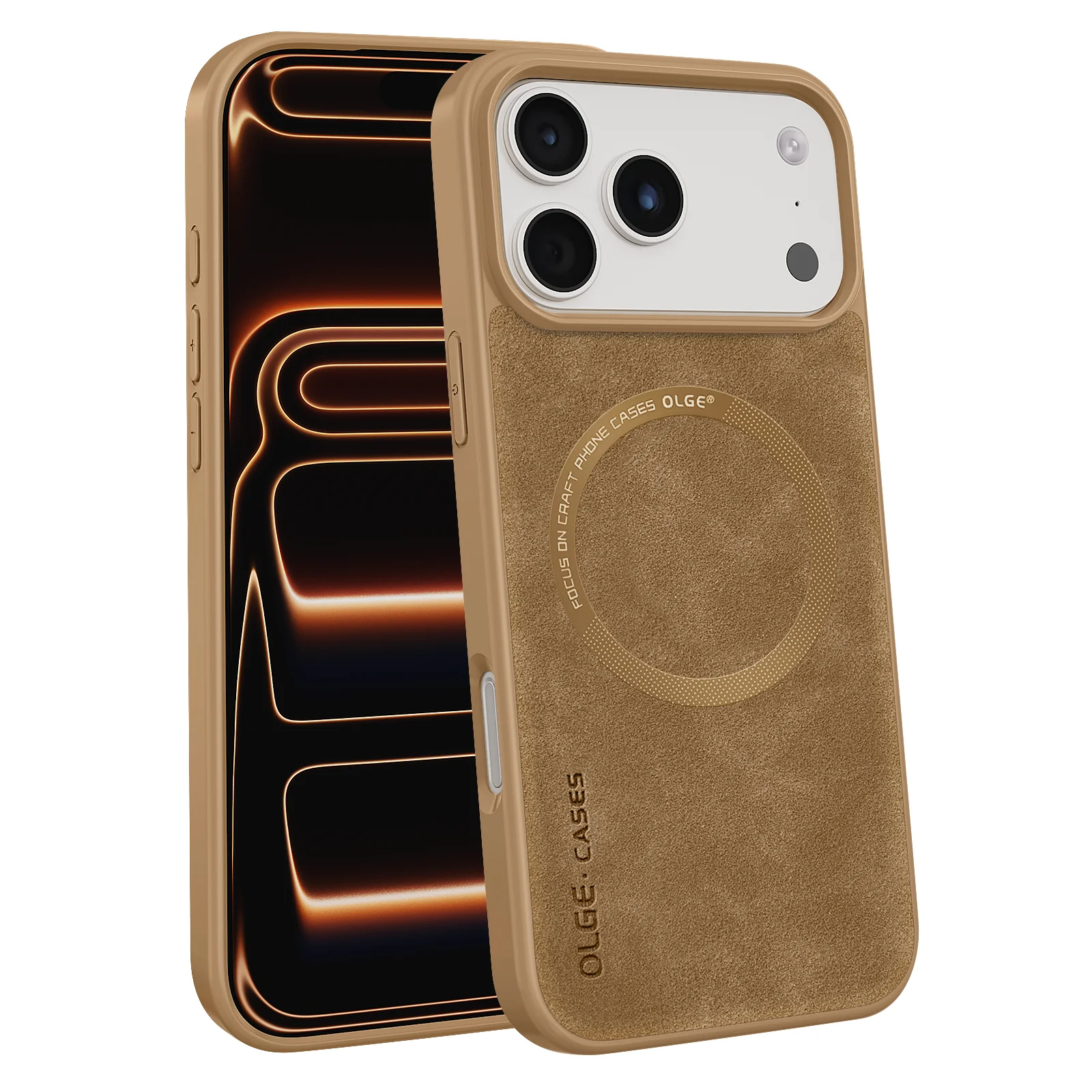 

Suede Leather For Magsafe Magnetic Case For iPhone 17 16 15 14 13 12 11 Pro Max Wireless Charge Matte Skin Protective phone case