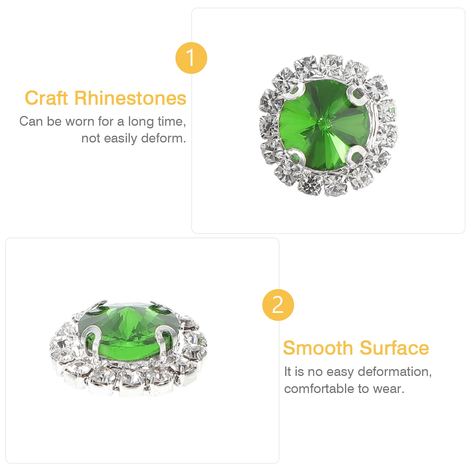 

20pcs Craft Crystals Green Wedding Bridal Shower Birthday Decor Table Scatters Faux Diamonds For Diy