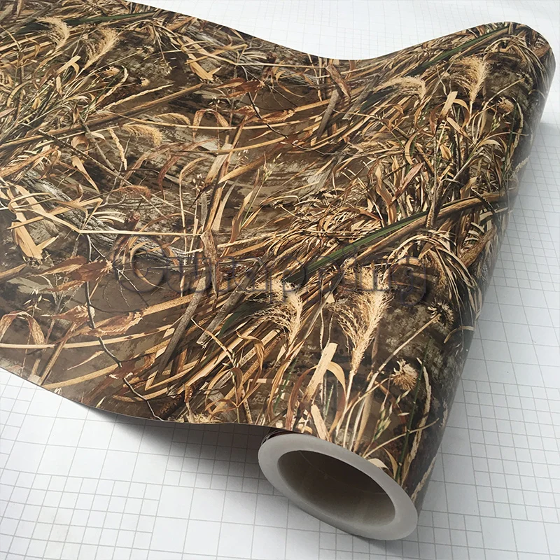 Shadow Grass Blades Tape Graphics Camo Printed Grass Camouflage Style Truck Hunter Car Roof Hood Camouflage Vinyl Vehicle Wrap