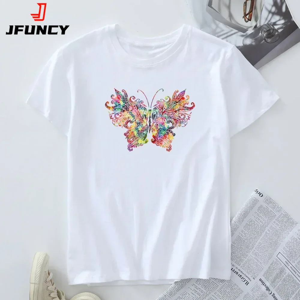 

Women Summer T-shirt 100%Cotton Oversized Tees Female T Shirts Fashion Woman Tops Women's Short Sleeve Tshirt Clothing