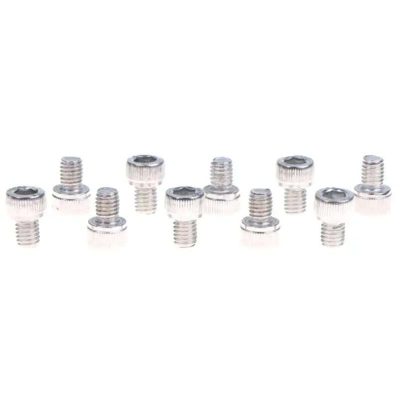DIN912 304 Stainless Steel M6*8 Allen Bolt 10pcs Hexagon Hex Socket Head Cap Screw Industrial Fastening Hardware