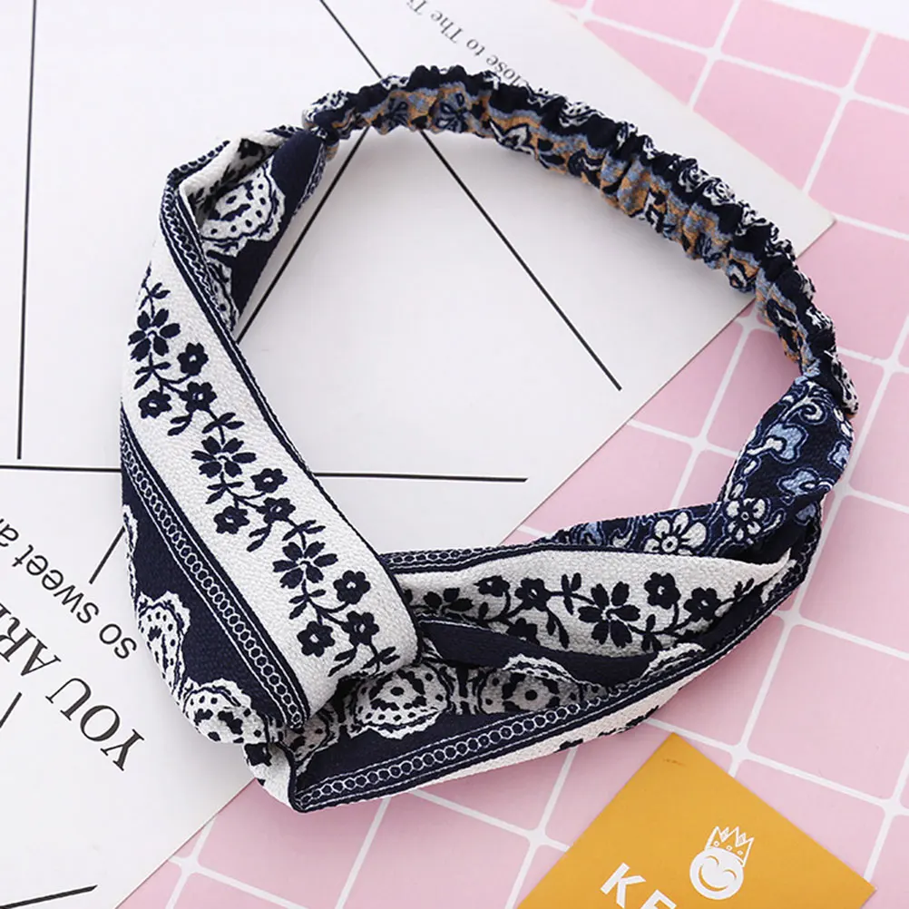 

6 Pcs Headband Bands Face Washing Headbands Women Hair Accessories Nationality for Miss Cross