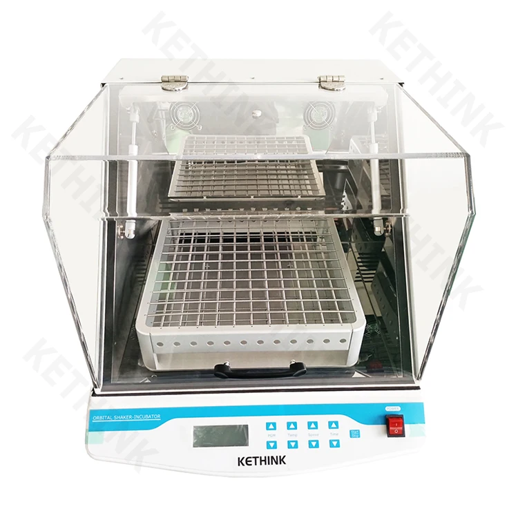 

Laboratory Orbital Incubator Shaker KETHINK KT-TOS30 Orbital Shaker Incubator for Petri Dishes, Flasks and Tubes