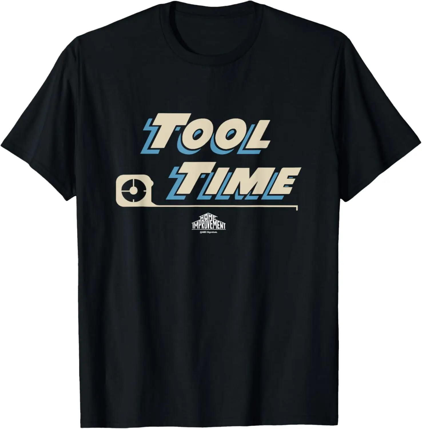 Home Improvement Iconic Quote Tool Time Big Chest Text Logo T-Shirt