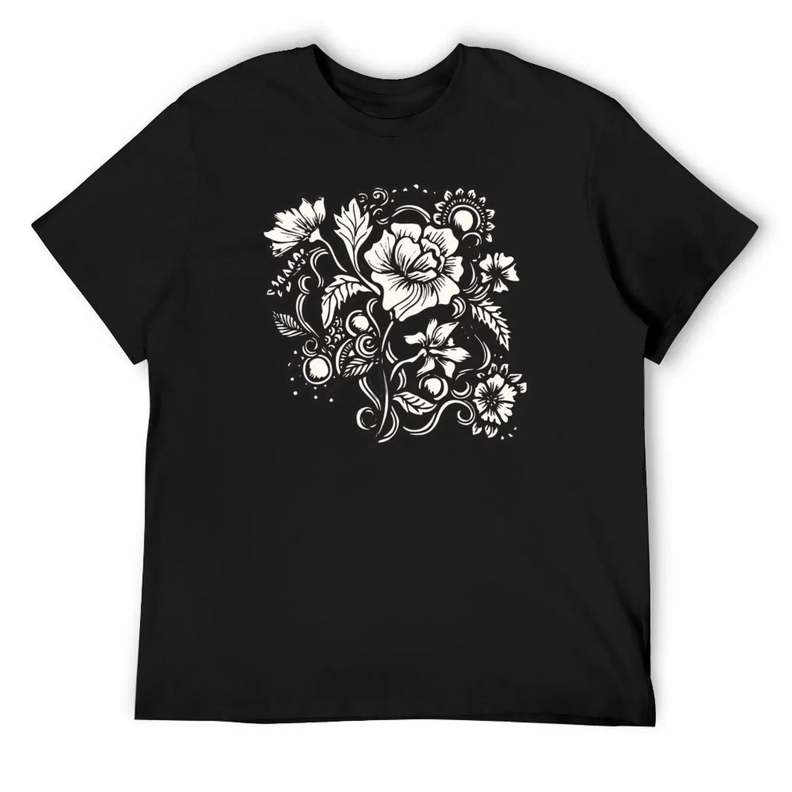 Bouquet T-Shirt tees graphic t shirt vintage anime tshirt plain mens fashion