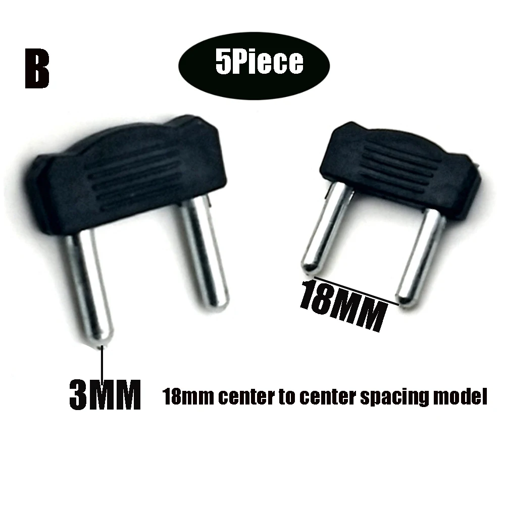 High Uality 3MM Short Circuit Plug RCA Audio And Video Terminal Block Open Circuit Banana Pin Center Distance 14MM/18MM  5Piece