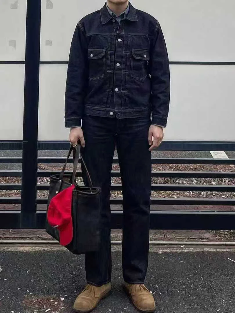 

High Waist Straight Leg Thiened Casual Busin Trendy Brand High Quali Waed Denim Jeans Loose Fit for Men And Women