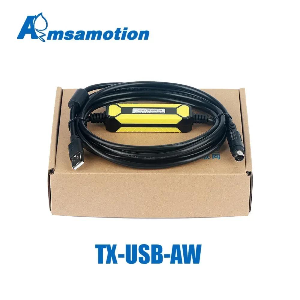 

TX-USB-AW Подходит для HCFA Hechuan Lx1n LS Hca8 HCA1 A2 Кабель для программирования ПЛК Загрузка Связь