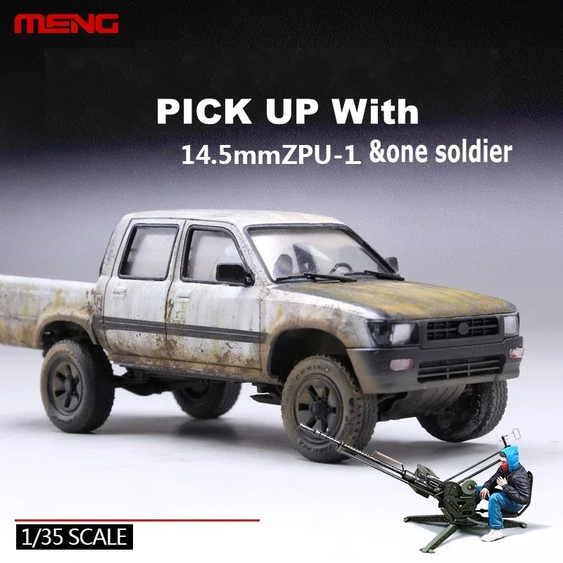 

Meng VS-001 ZPU-1 1:35 Scale Assembly Car Model 4X4 PICK UP w/ZPU-1 Plastic Model Building Kit