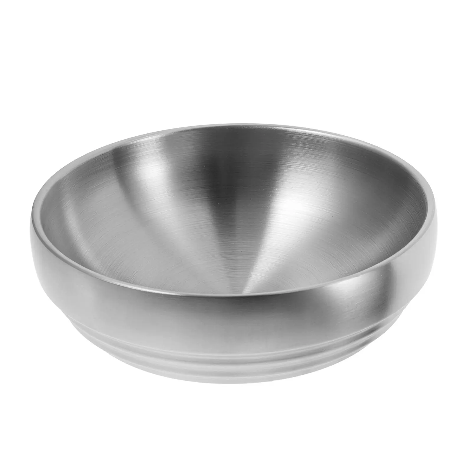 

Large Double Wall Insulated Stainless Steel Bowl Heat Resistant Anti-Scald Cold Noodle Salad Soup Ramen Rice Mixing Bowl