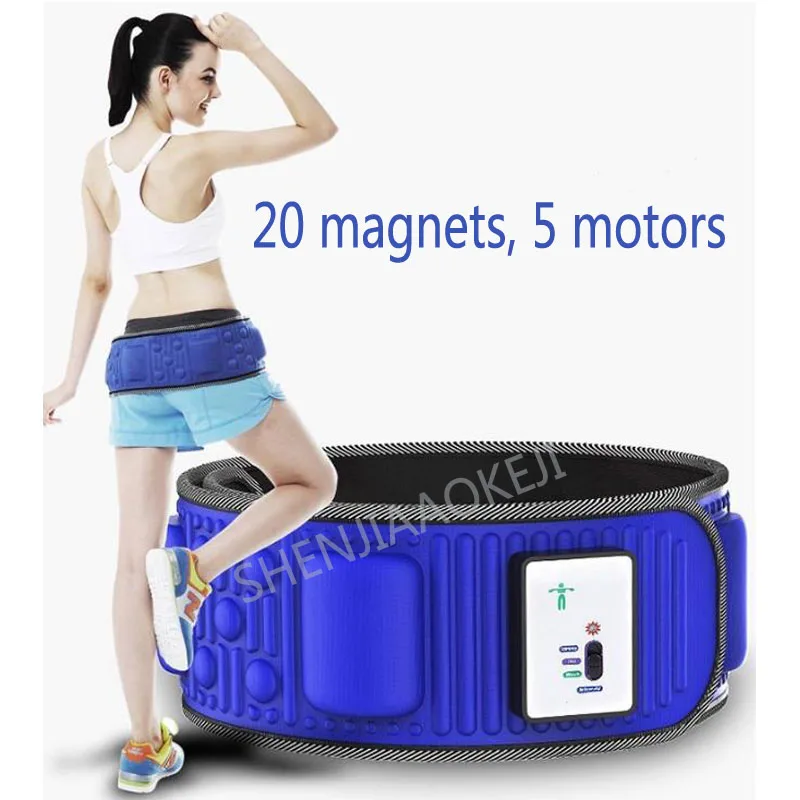 Slimming thin waist belt abdomen machine vibration Lazy weight loss massage belt Burning fat massage machine 8W 1PC